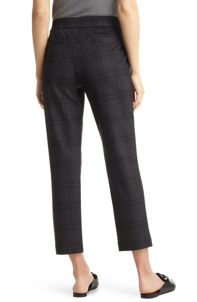 Wit & Wisdom 'ab'solution High Waist Crop Pants In Charcoal Black