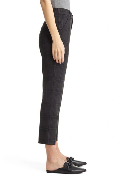 Wit & Wisdom 'ab'solution High Waist Crop Pants In Charcoal Black