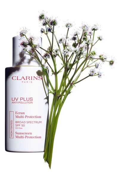 CLARINS UV PLUS ANTI-POLLUTION BROAD SPECTRUM SPF 50 TINTED SUNSCREEN MULTI-PROTECTION, 1.6 OZ 