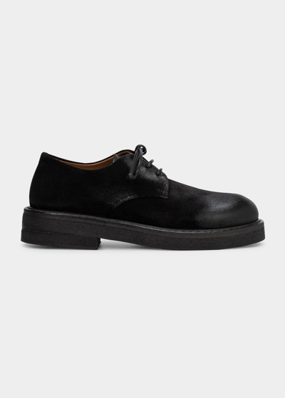 Shop Marsèll Parrucca Leather Derby Loafers In Black