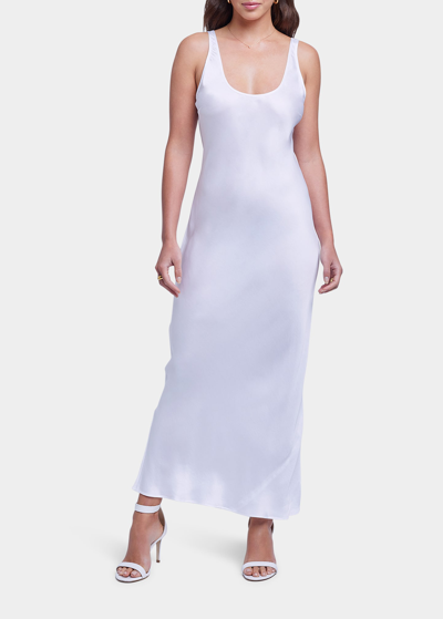 Shop L Agence Akiya Tank Dress In White