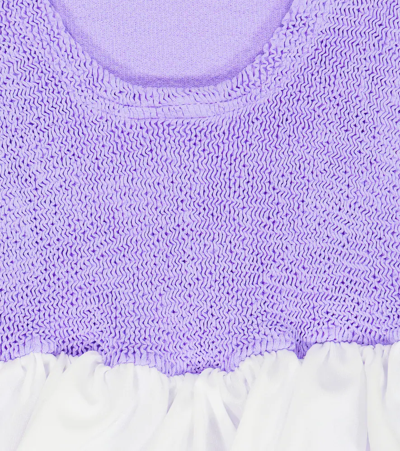 Hunza G Denise Swimsuit In Lilac