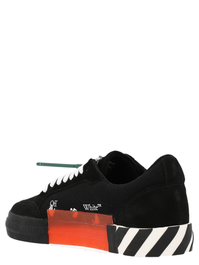 Shop Off-white 'low Vulcanized' Sneakers In Black  