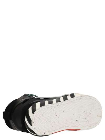 Shop Off-white High Top Vulcanized Sneakers In Black