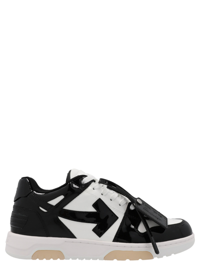 Shop Off-white Out Of Office Sneakers In White/black