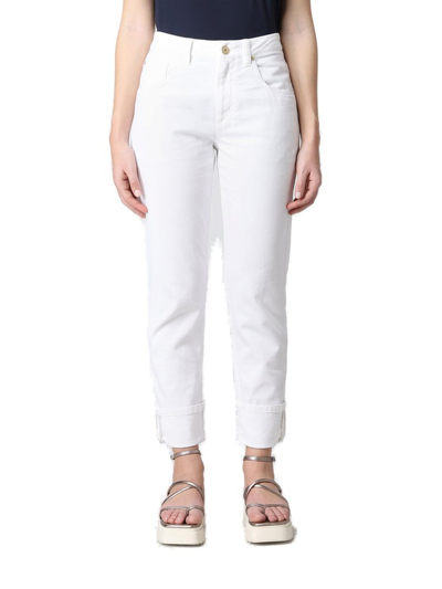 Shop Brunello Cucinelli Straight Leg Jeans In White