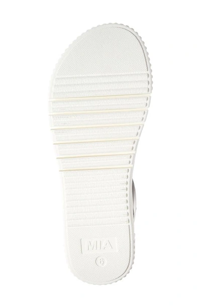 Shop Mia Lunna Platform Ankle Strap Sandal In Black