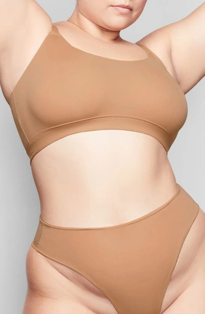 Fits Everybody High Waisted thong - Ochre