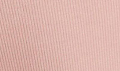 Shop Commando Soft Rib Logo Tape Thong In Apricot Pink
