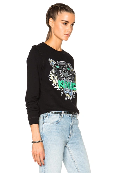 Shop Kenzo Classic Tiger Sweatshirt In Black