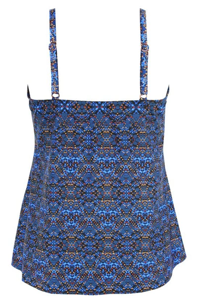 Miraclesuit Thebes Bette One Piece Swimsuit In Blue Multi