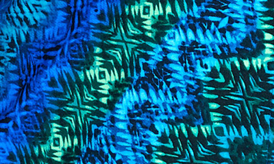 Miraclesuit Beach Goes On X Cross Escape Top In Blue Multi