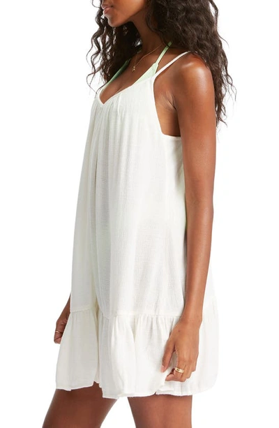 Billabong Beach Vibes Cover-up Dress In Salt Crystal