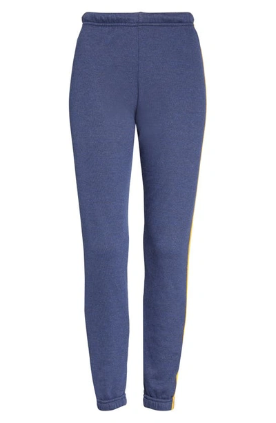 Aviator Nation Stripe Sweatpants In Navy