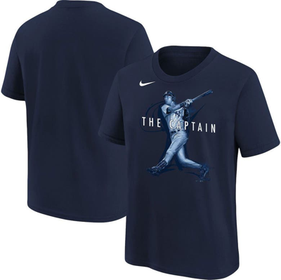 New York Yankees Derek Jeter Nike Kids Size 4 Blue T Shirt