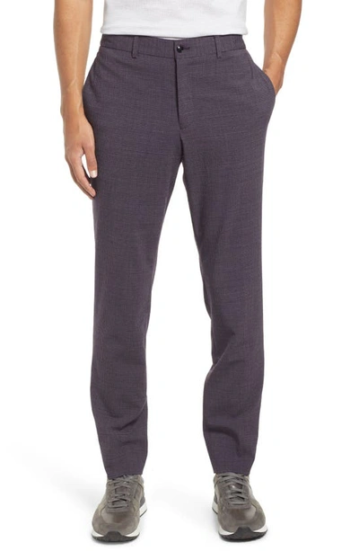 Shop Ted Baker Jem Constructed Wool Blend Dress Pants In Berry