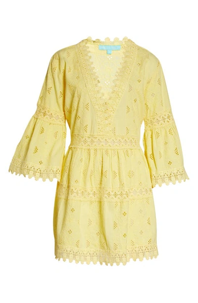 Shop Melissa Odabash Victoria Cover-up Dress In Yellow