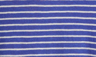 Shop Nordstrom Men's Shop Johnny Collar Linen Polo In Blue C Tioga Stripe