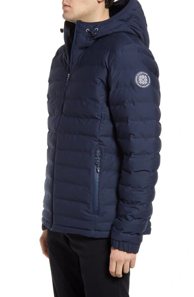 Shop Cutter & Buck Mission Ridge Repreve® Eco Insulated Puffer Jacket In Navy Blue