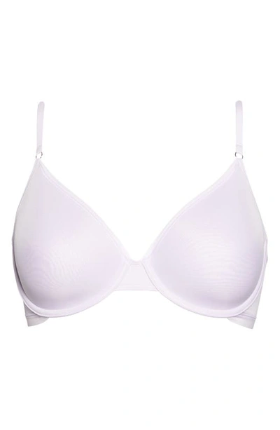 Shop On Gossamer Next To Nothing Underwire T-shirt Bra In Orchid Bloom