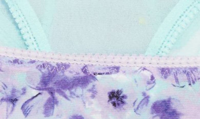 On Gossamer Mesh Hip Bikinis, Set Of 3 In Paradise/ Orchid / Violet