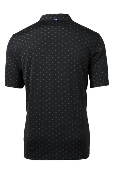 Cutter & Buck Virtue Tile Drytec Performance Polo In Black