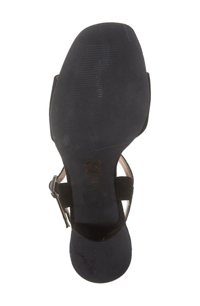 Cordani Irisse Block Heel Sandal In Black Suede