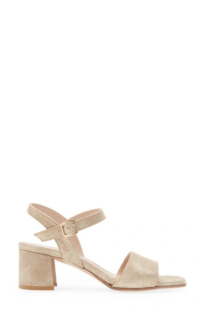 Cordani Irisse Block Heel Sandal In Dusty Gold