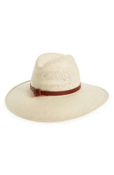 Shop Janessa Leone Judith Straw Hat In Natural