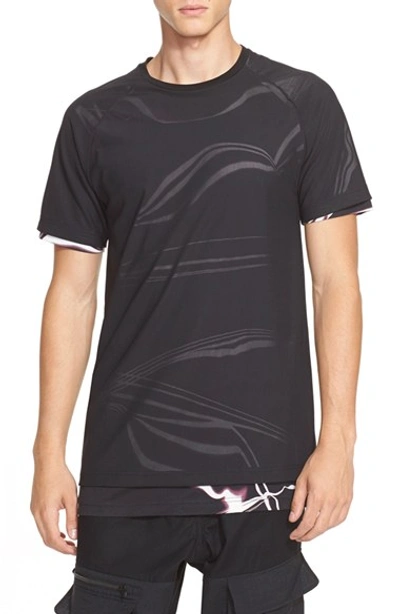 Y-3 Double Layer T-shirt In Black