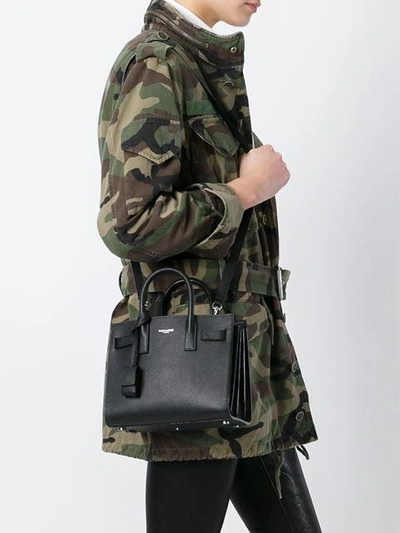 Shop Gucci "nano" 'sac De Jour' Handtasche In Black
