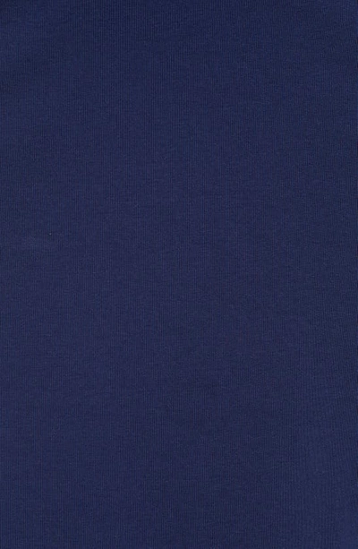 Modern Eternity Maternity/nursing Henley Dress In Navy