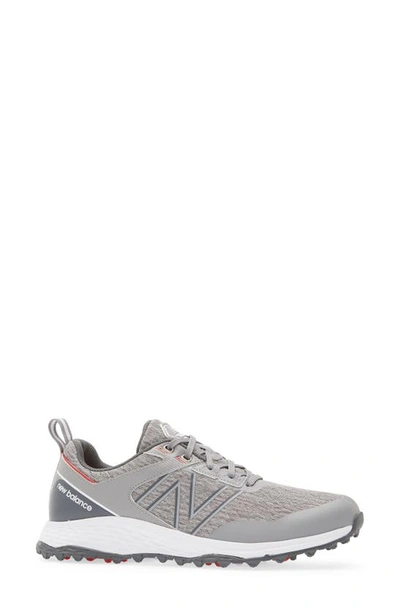 Shop New Balance Fresh Foam Contend Golf Shoe In Grey / Charcoal