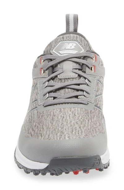 Shop New Balance Fresh Foam Contend Golf Shoe In Grey / Charcoal
