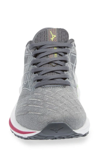 Shop Mizuno Wave Inspire 18 Running Shoe In Ultimate Grey/silver
