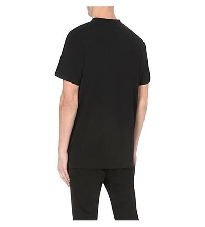 Shop Ktz Multi-shape Logo Cotton T-shirt In Black