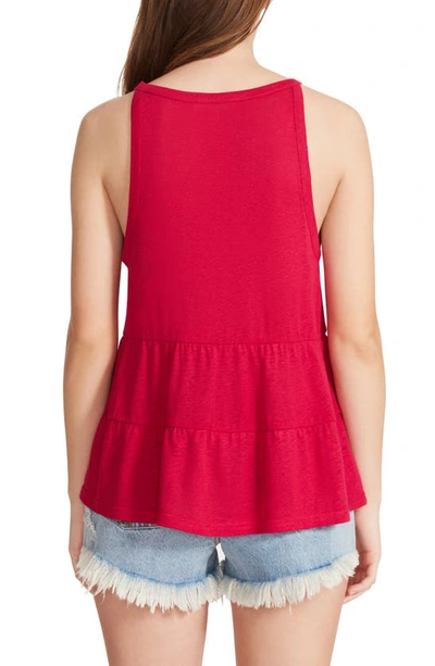 Shop Bb Dakota By Steve Madden Bb Dakota Sun City Tank Top In Bright Rose