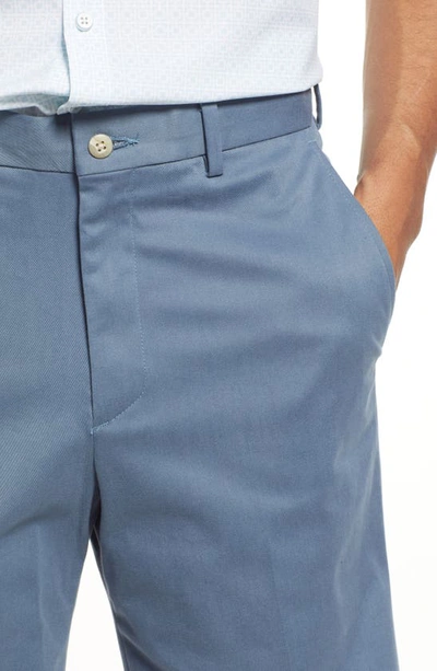 Vintage 1946 Classic Flat Front Chino Shorts In Slate