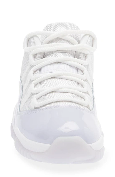 Shop Jordan Nike Air  11 Retro Low Sneaker In White/ Pure Violet/ White
