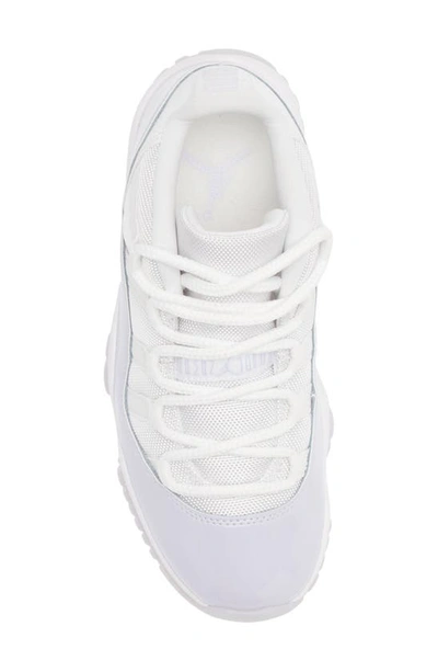 Shop Jordan Nike Air  11 Retro Low Sneaker In White/ Pure Violet/ White
