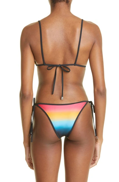 Shop Attico Multicolor Two-piece Swimsuit
