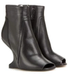 RICK OWENS LEATHER ANKLE BOOTS,P00169123-1