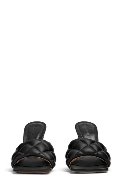 Shop Bottega Veneta Padded Slide Sandal In Black
