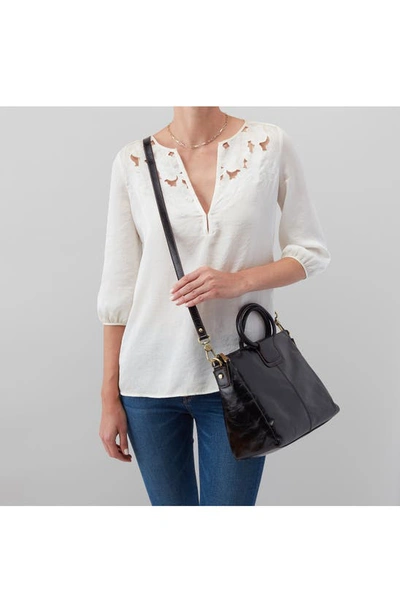 Hobo Sheila Medium Satchel In Black