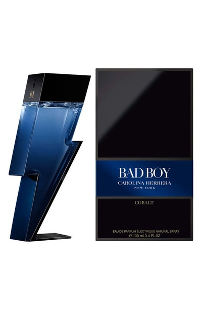 Shop Carolina Herrera Bad Boy Cobalt Eau De Parfum, 3.4 oz