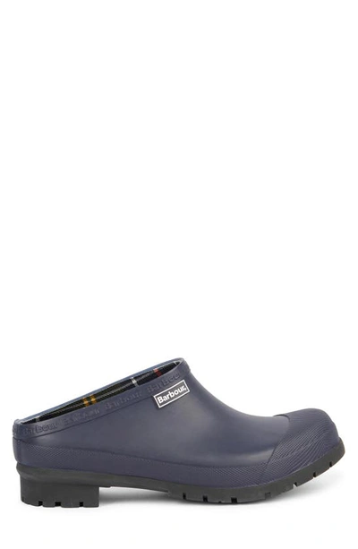 Shop Barbour Quinn Rubber Clog In Navy