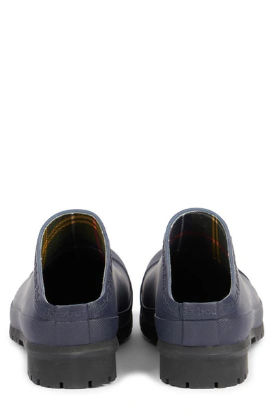 Shop Barbour Quinn Rubber Clog In Navy