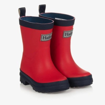 Shop Hatley Red & Blue Rain Boots