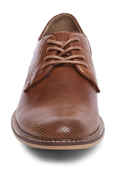 Shop Madden Allise Perforated Cap Toe Derby In Cognac