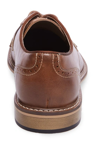 Shop Madden Allise Perforated Cap Toe Derby In Cognac